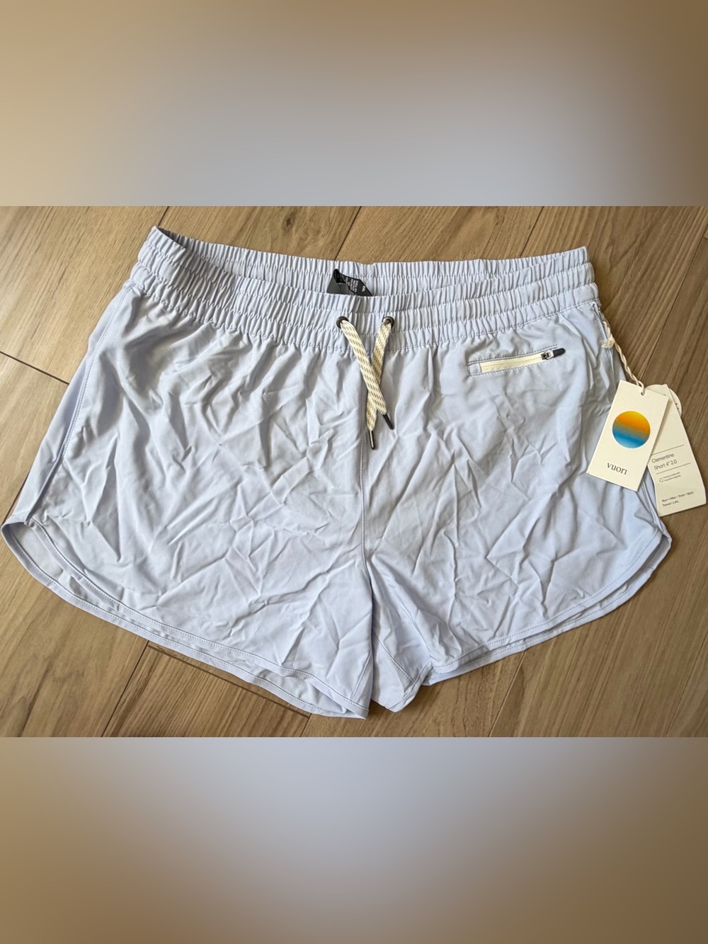 Vuori Clementine 2.0 Drawstring 4” Shorts Womens Sz XXL Peri Lined VW3004